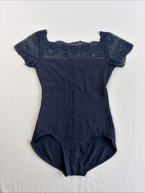 Gaynor Minden Sarabande Leotard - Midnight - Small - Like New